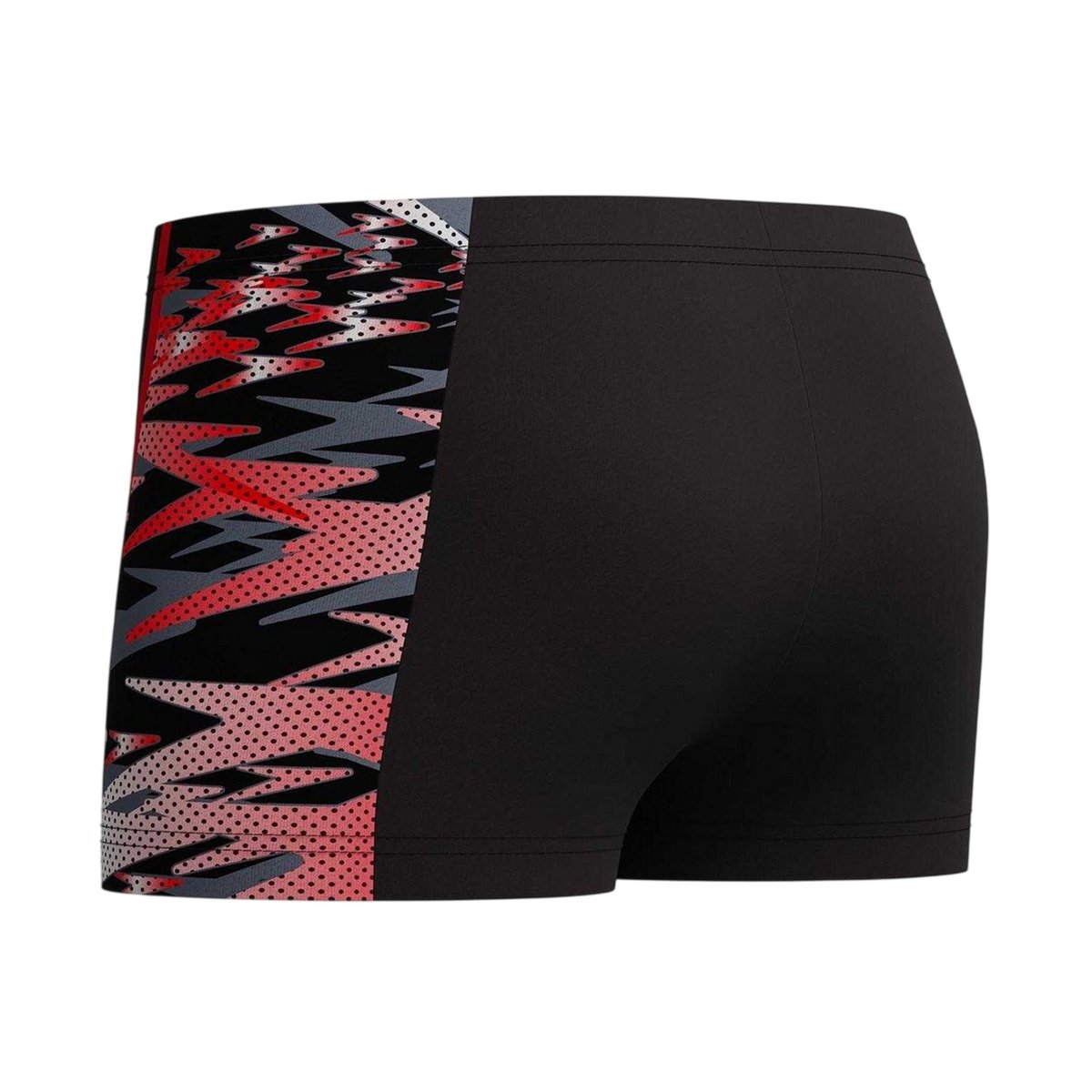 Short de bain motif/style imprimé HYPER BOOM SPLICE anthracite / rouge imprimé, SPEEDO