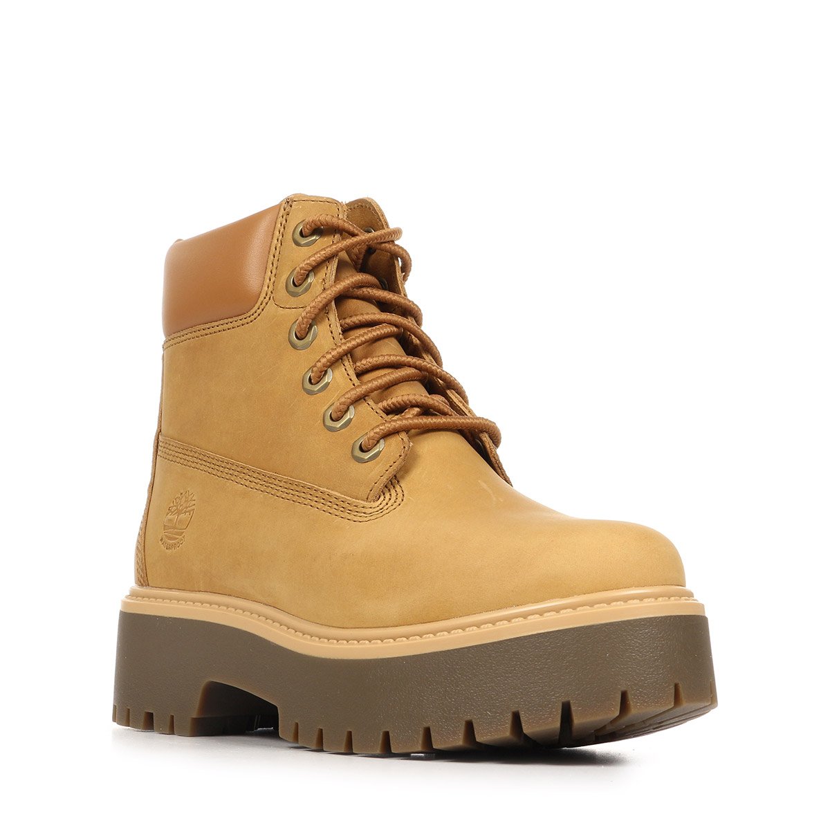 Boots Stone Street In Lace Waterproof wheat full grain, TIMBERLAND