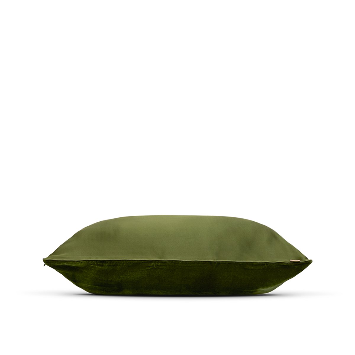 Taie d'oreiller bi-face - Soie et velours vert, EMILY'S PILLOW