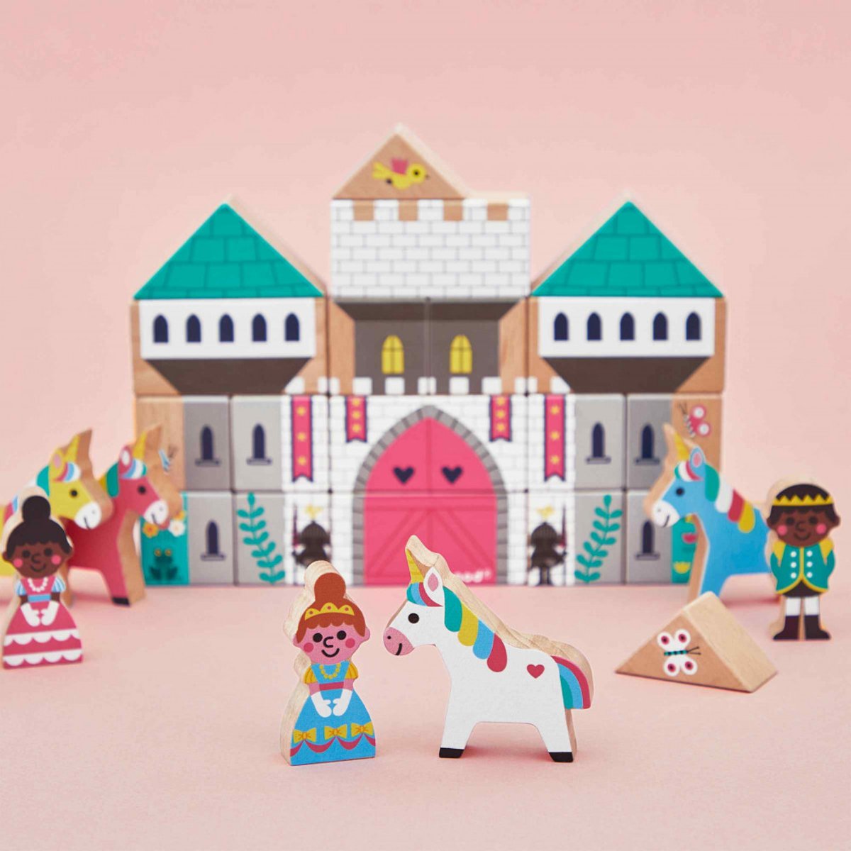 Cubes Royaume Enchante rose, JANOD