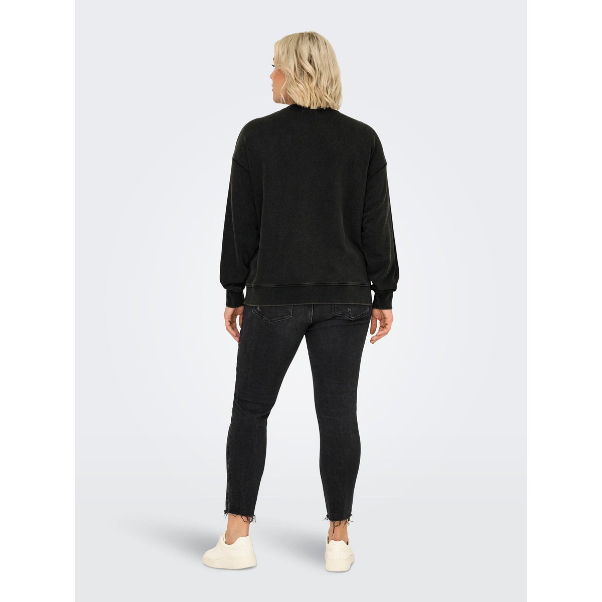 Sweat-Shirt noire - black, ONLY CARMAKOMA