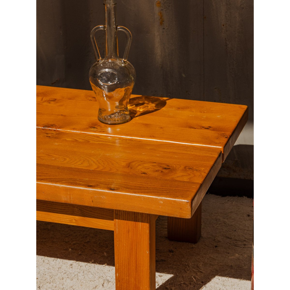 Table basse en bois Donna N°1132 - Bon état bois foncé, DEBONGOUT