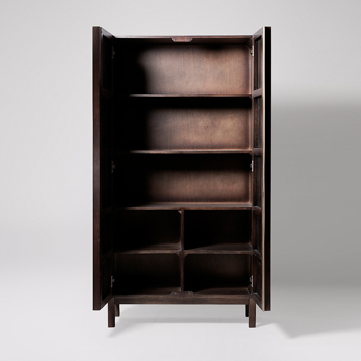 Klaus Mango Wood 2 Door Cabinet dark brown, SWOON