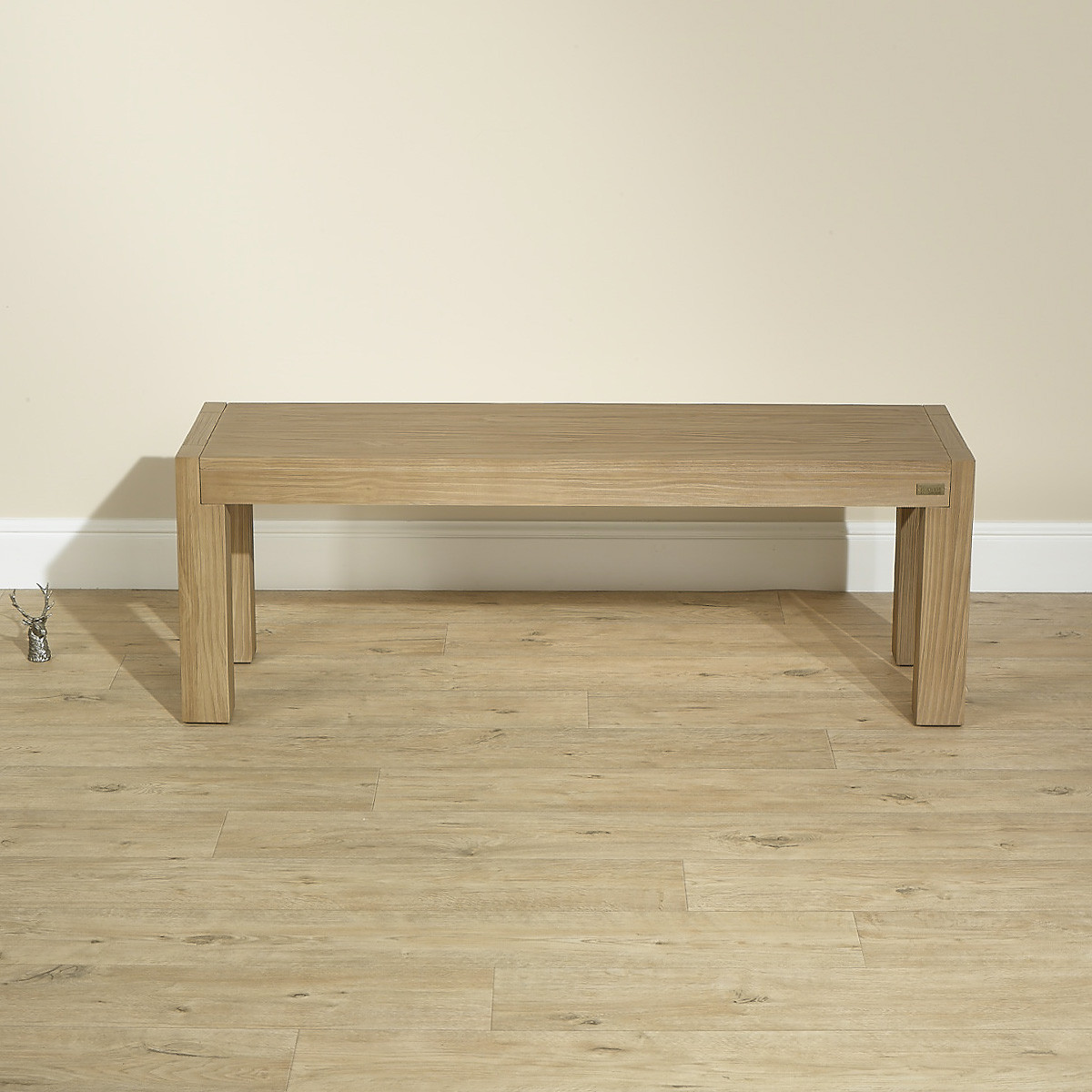 Banc style contemporain en pin massif MEGÈVE marron, ROBIN DES BOIS