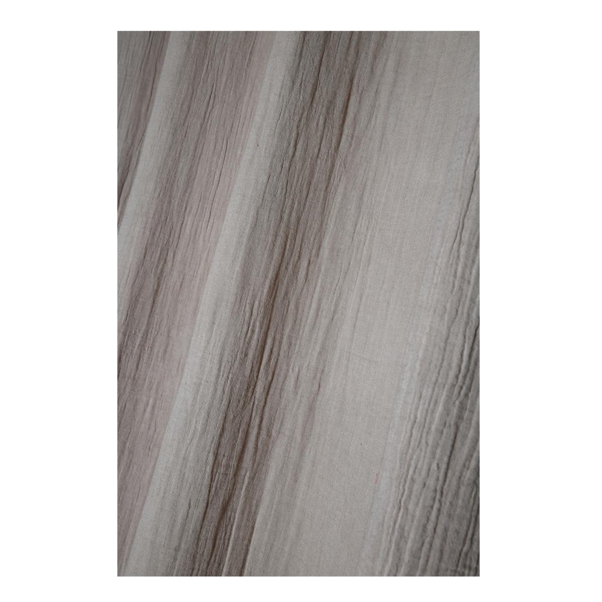 Rideau en gaze de coton Pop colors beige, EDEN