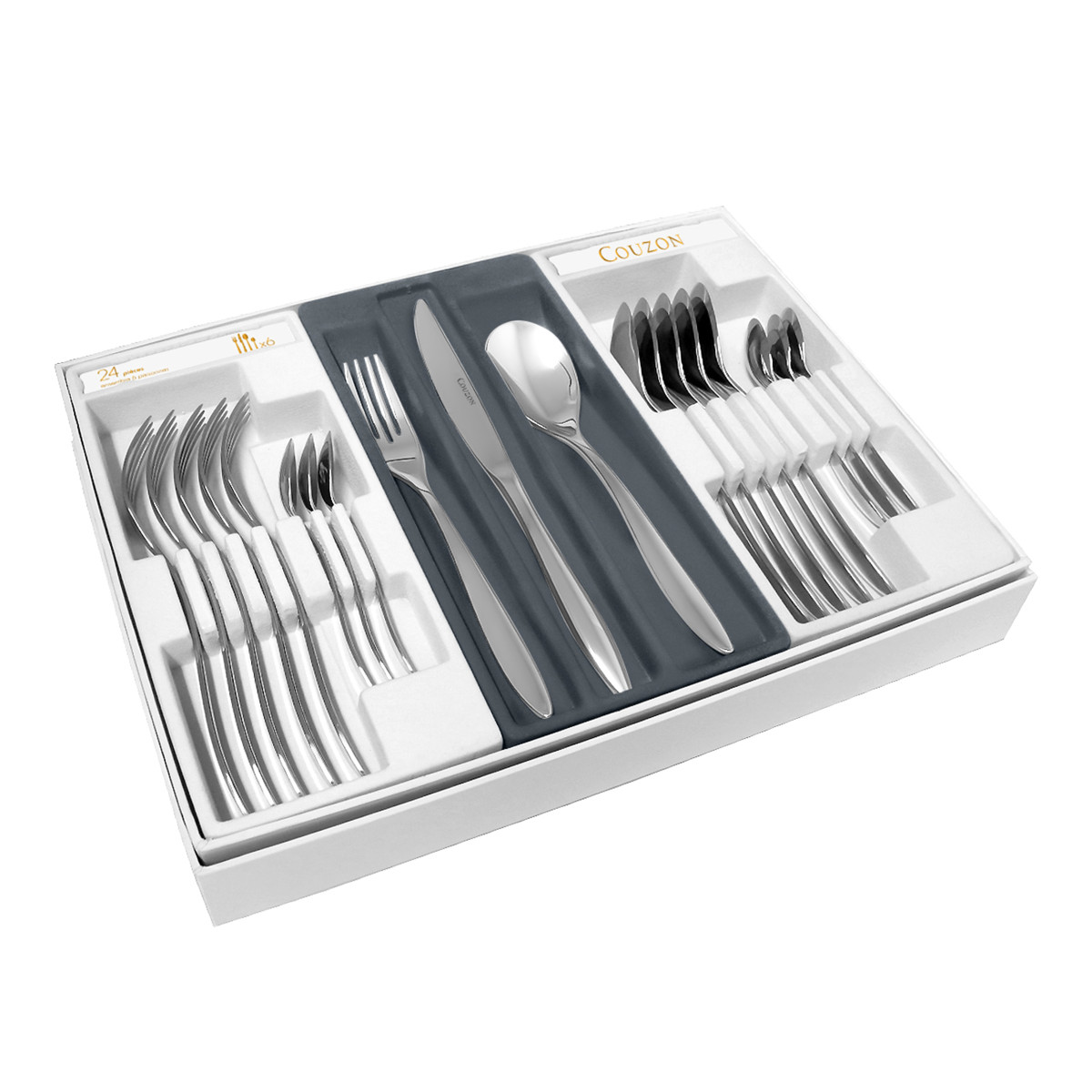 Ménagère 24 pièces - J'AI GOÛTÉ inox, COUZON