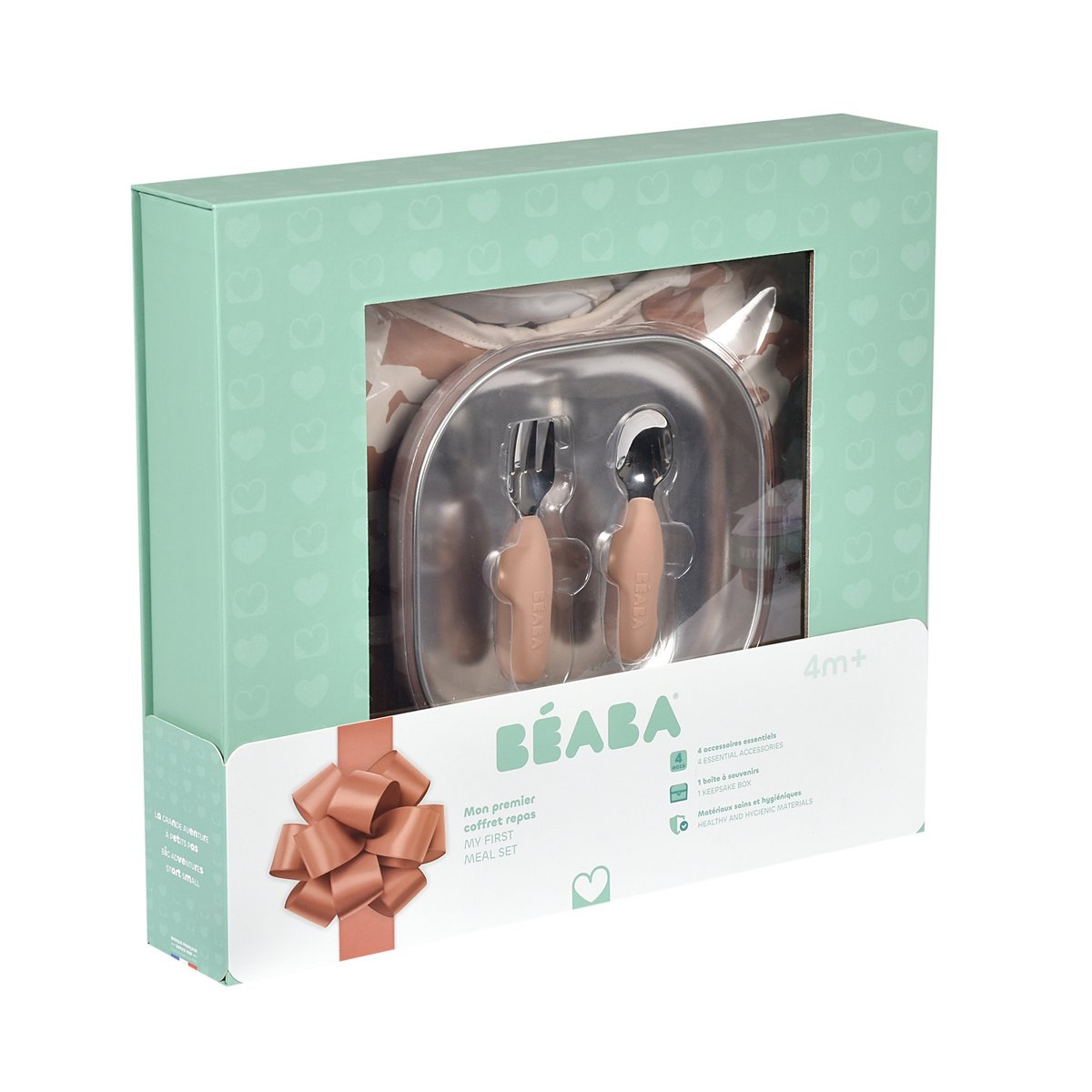 Mon premier coffret repas rose épanouie, BEABA