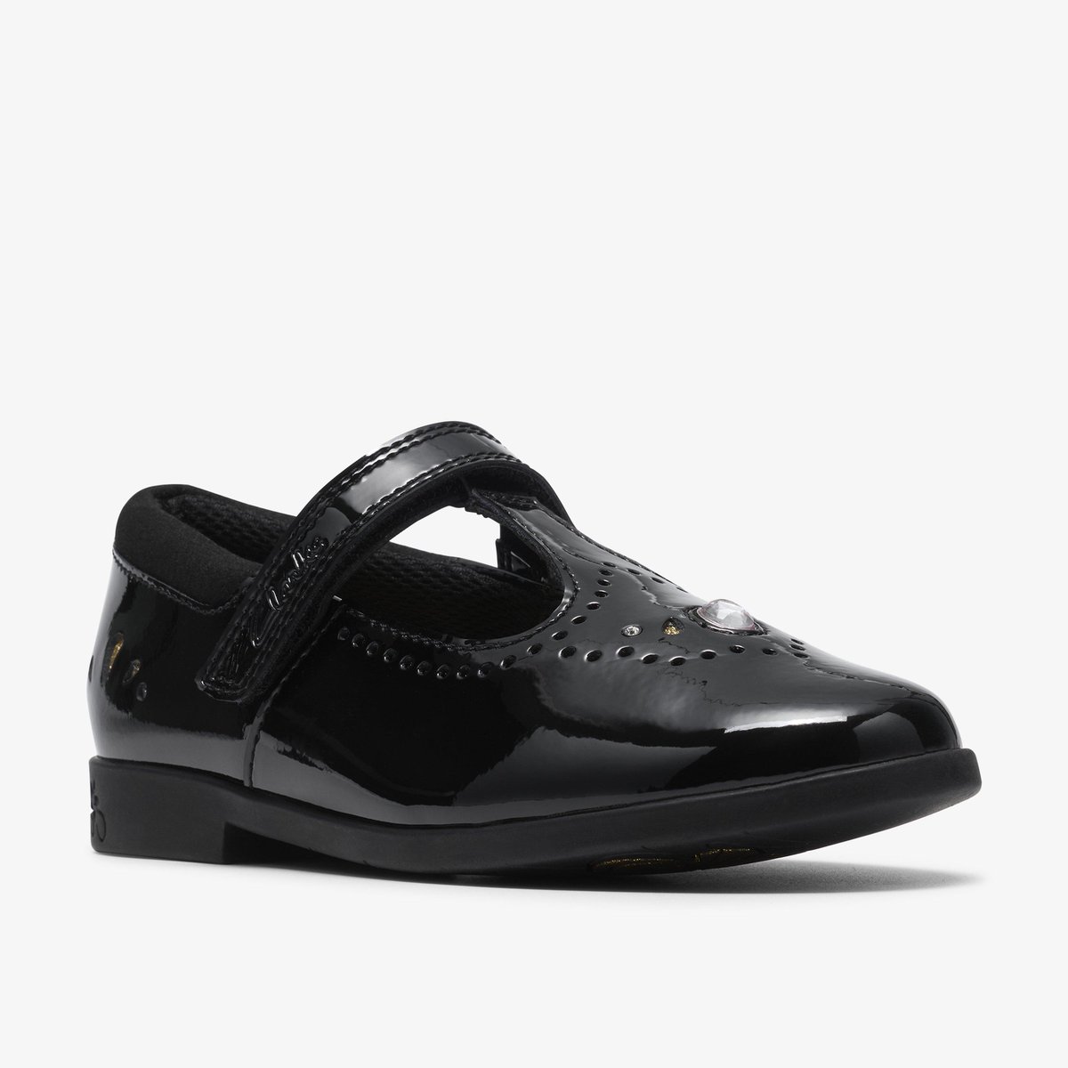 Derbies Brevet Coupe Large LOCK WISH K noir, CLARKS