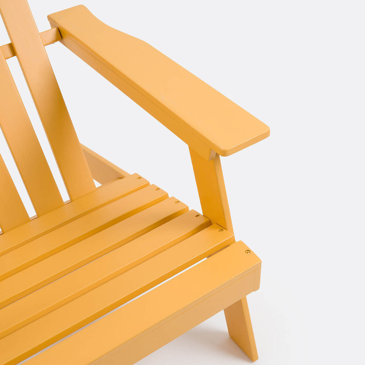 Gartensessel Zeda im Adirondack-Stil, Akazie dunkelgelb, LA REDOUTE INTERIEURS