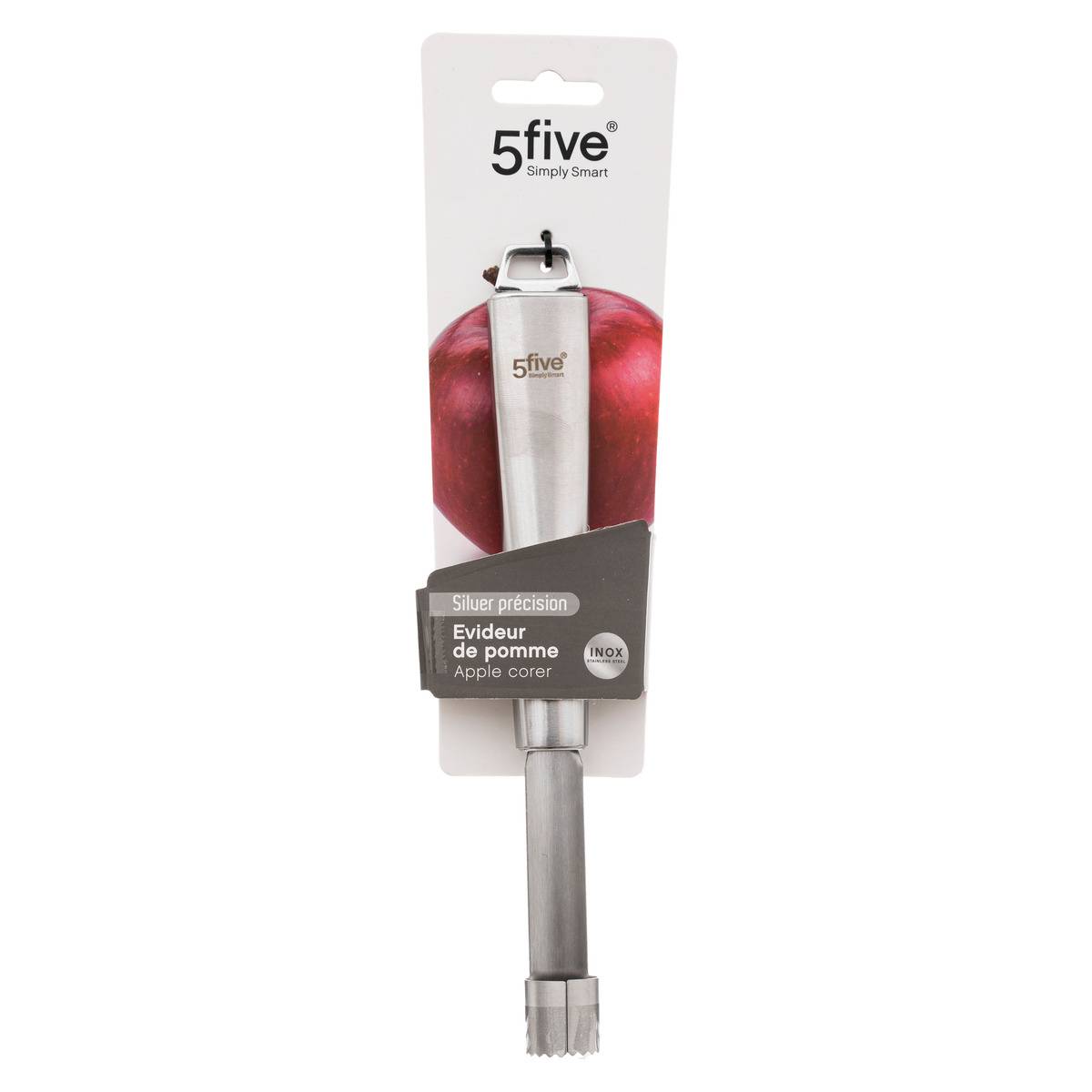 Évide-pommes SILVER PRÉCISION argent, 5FIVE SIMPLY SMART