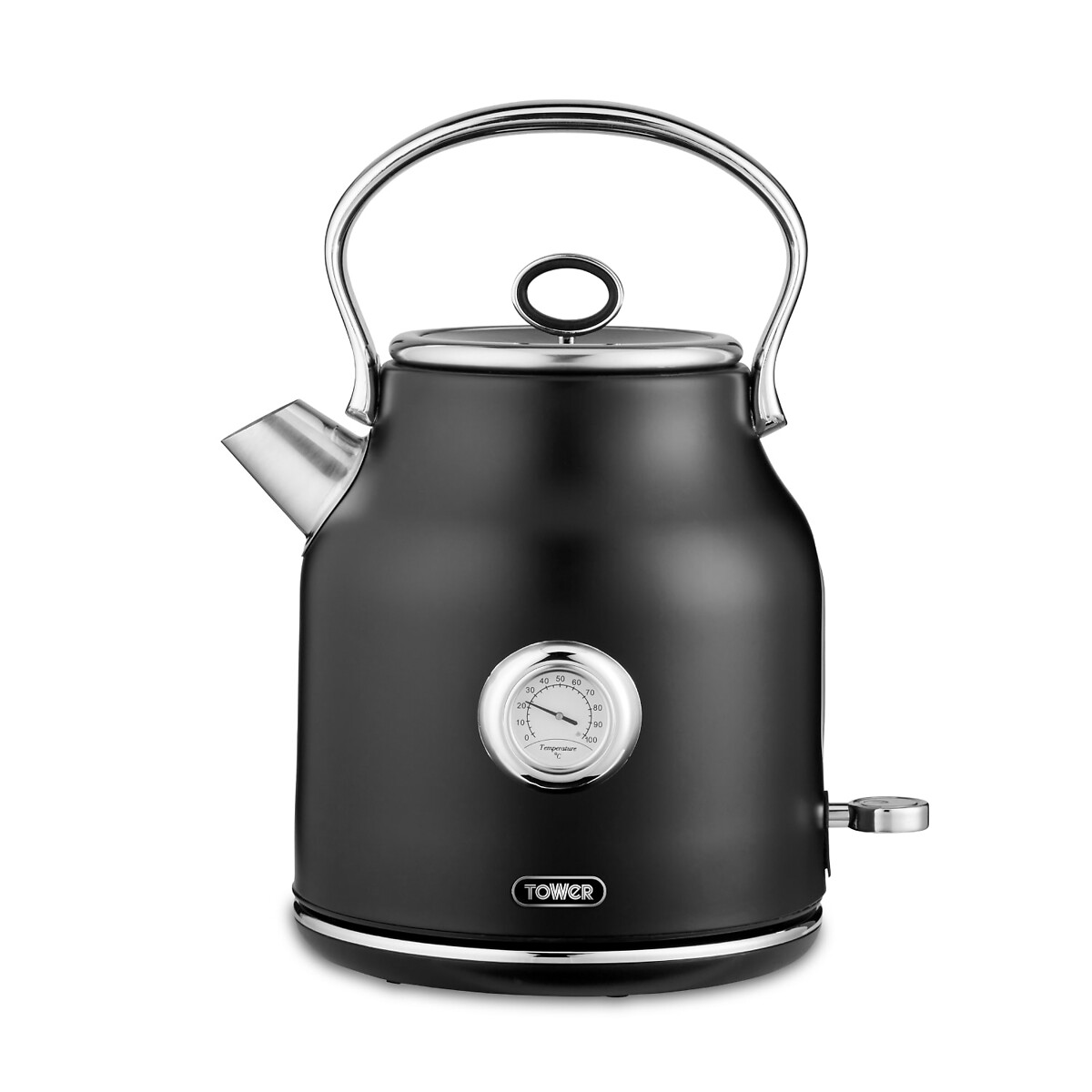 Renaissance 1.7 Litre 3KW Kettle - T10063 black, TOWER