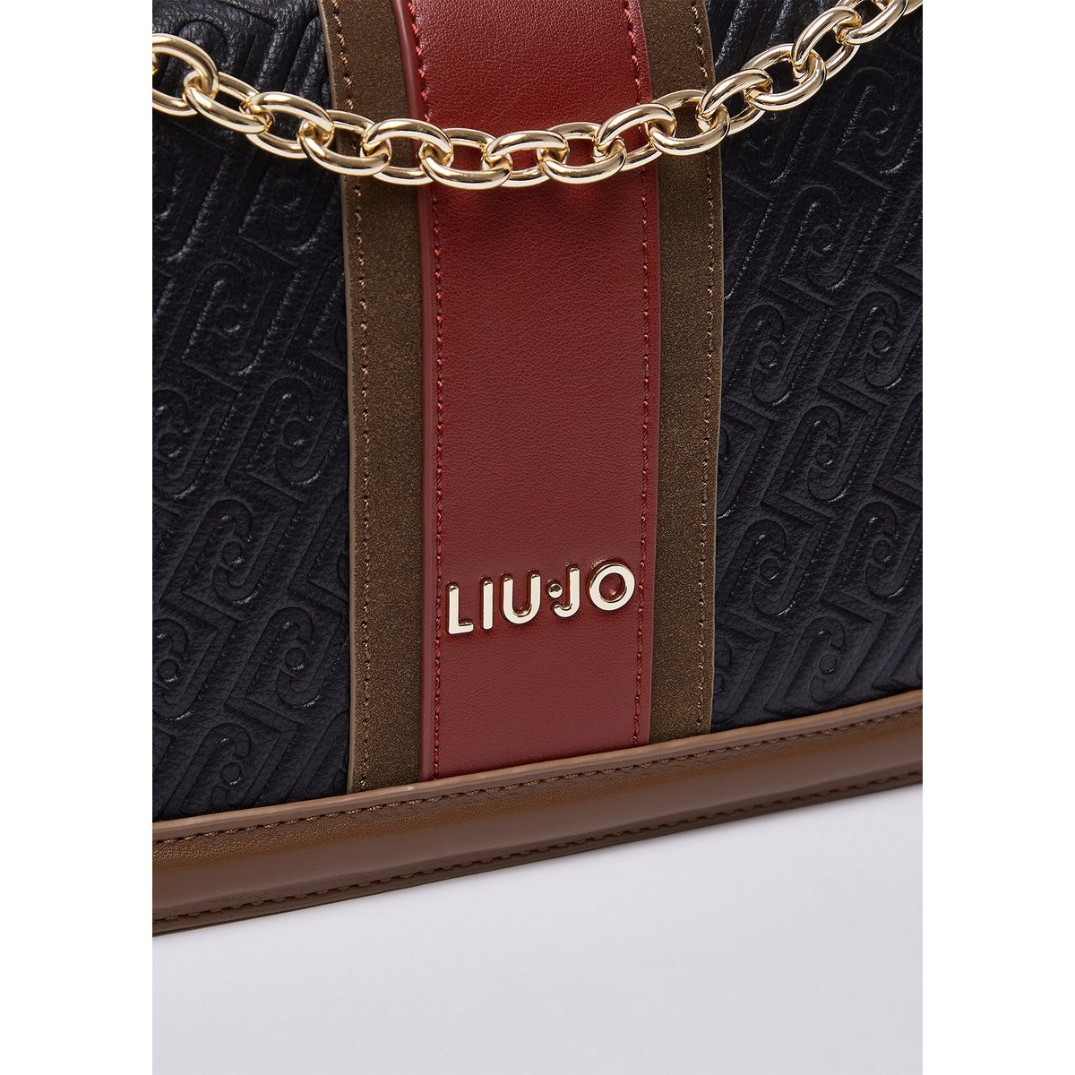 Sac à bandoulière moyen noir, LIU JO
