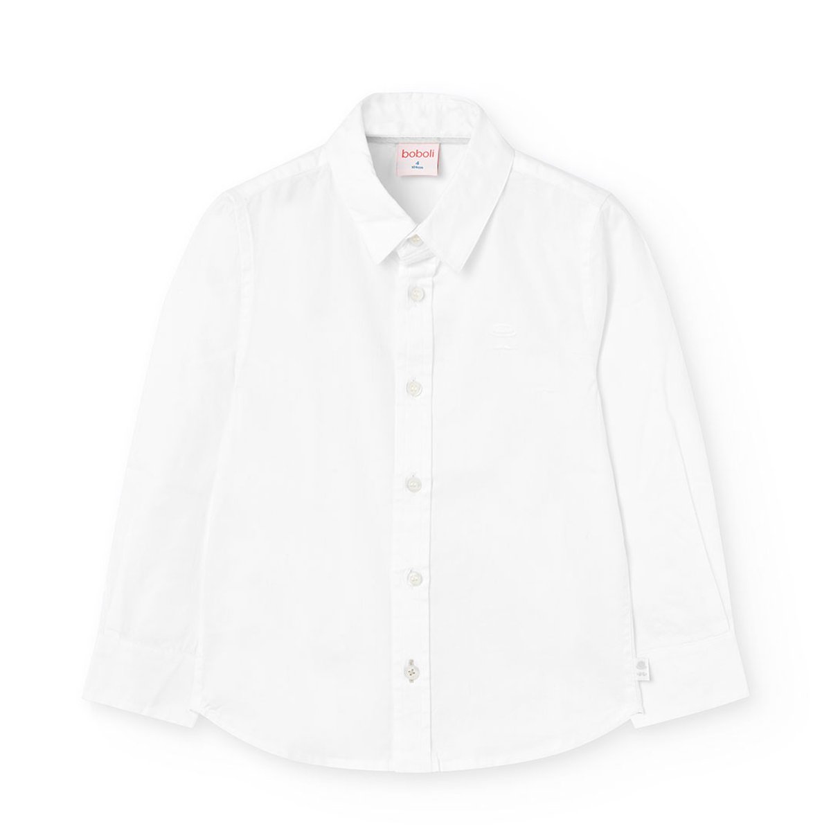 Chemise oxford manche longue blanc, BOBOLI