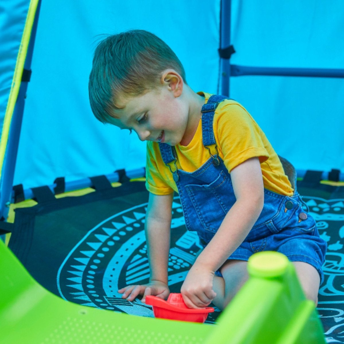 Aire de jeux évolutive toboggan EXPLORER TOUR bleu - vert, TP TOYS