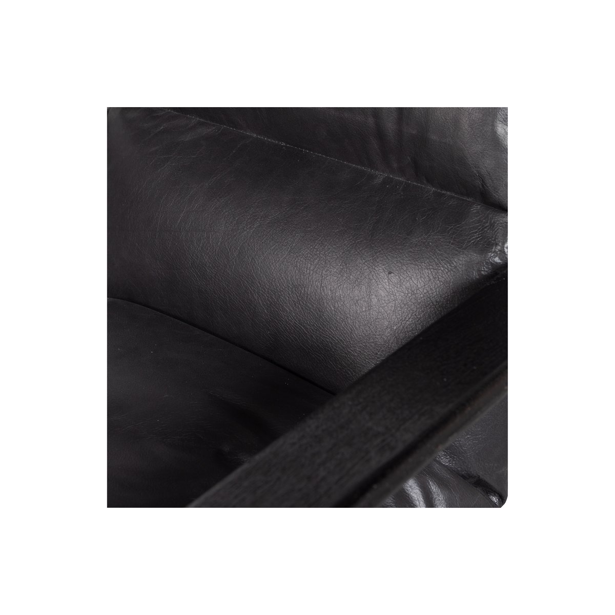 Fauteuil en bois et tissu - HOUSTON noir, WOOOD