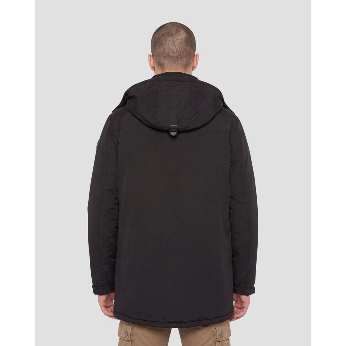 Doudoune à capuche noir, SCHOTT