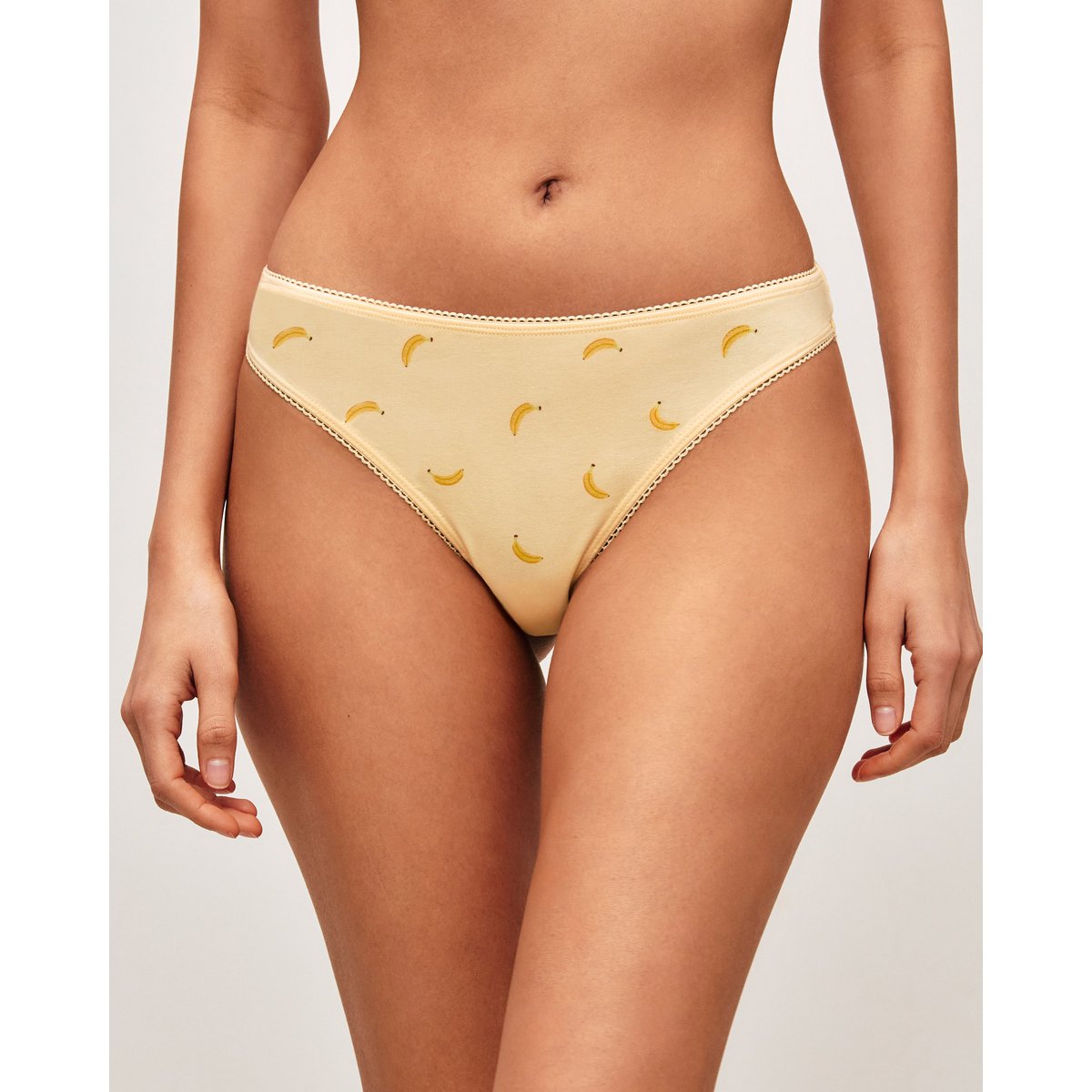 Lot de 3 strings en coton imprimés colorés TAOMIZ CAIPIZ jaune, UNDIZ