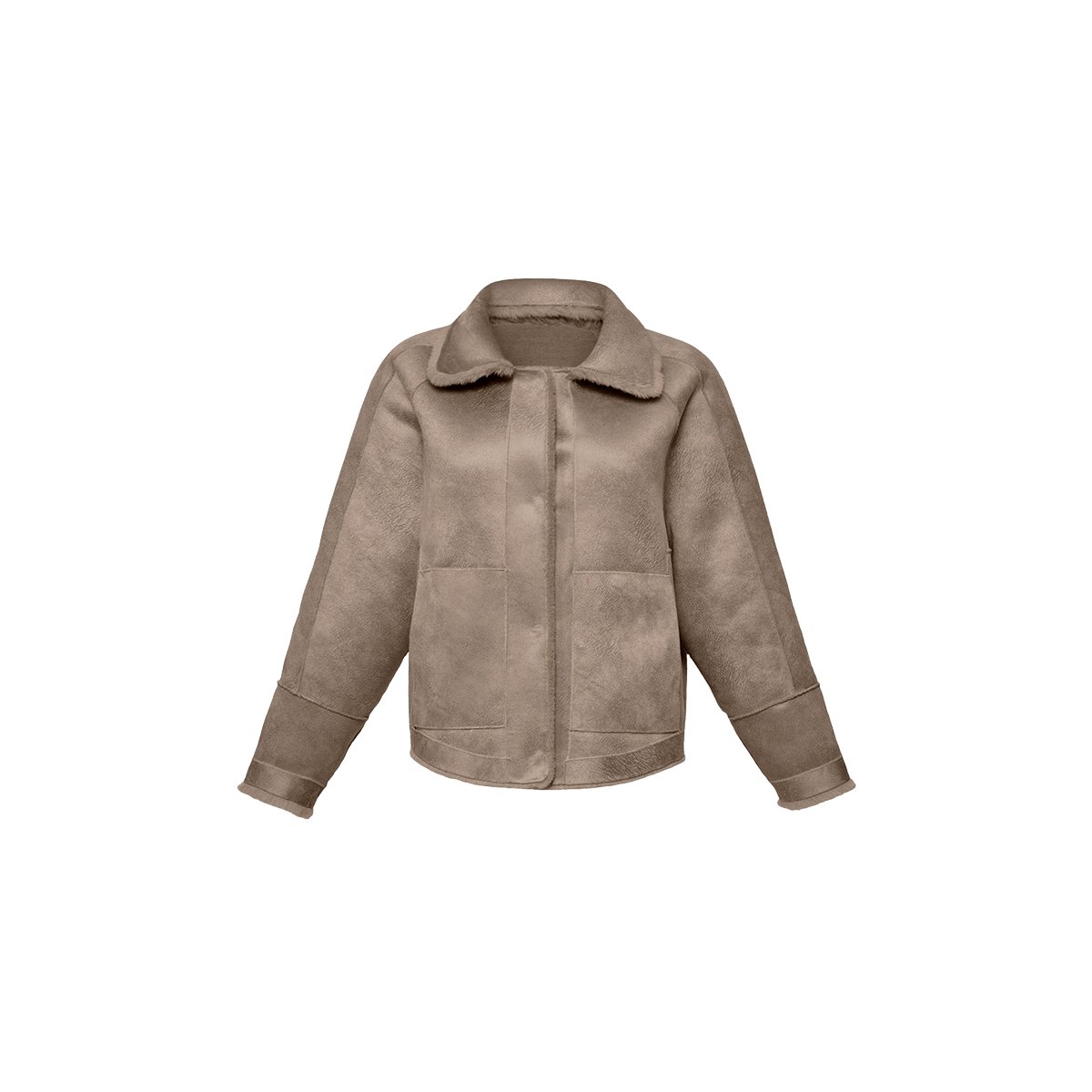 Veste réversible en laine HELEN beige, OAKWOOD