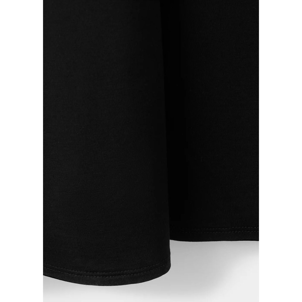Robe emmanchures américaines drapée noir, MANGO