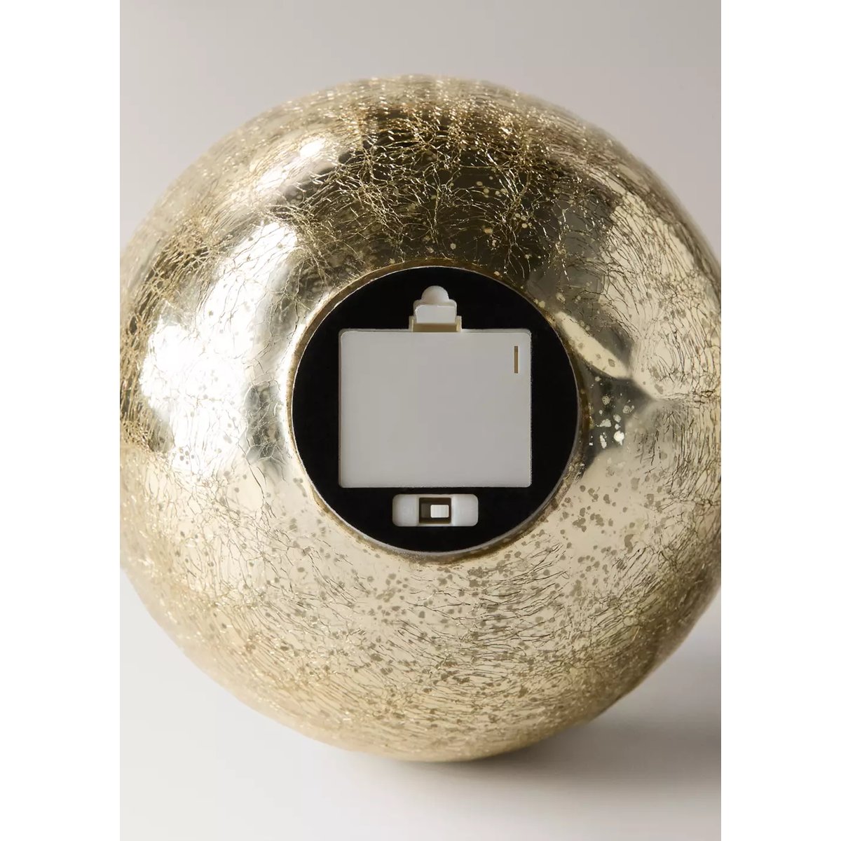 Grande boule lumineuse en verre or, MANGO HOME