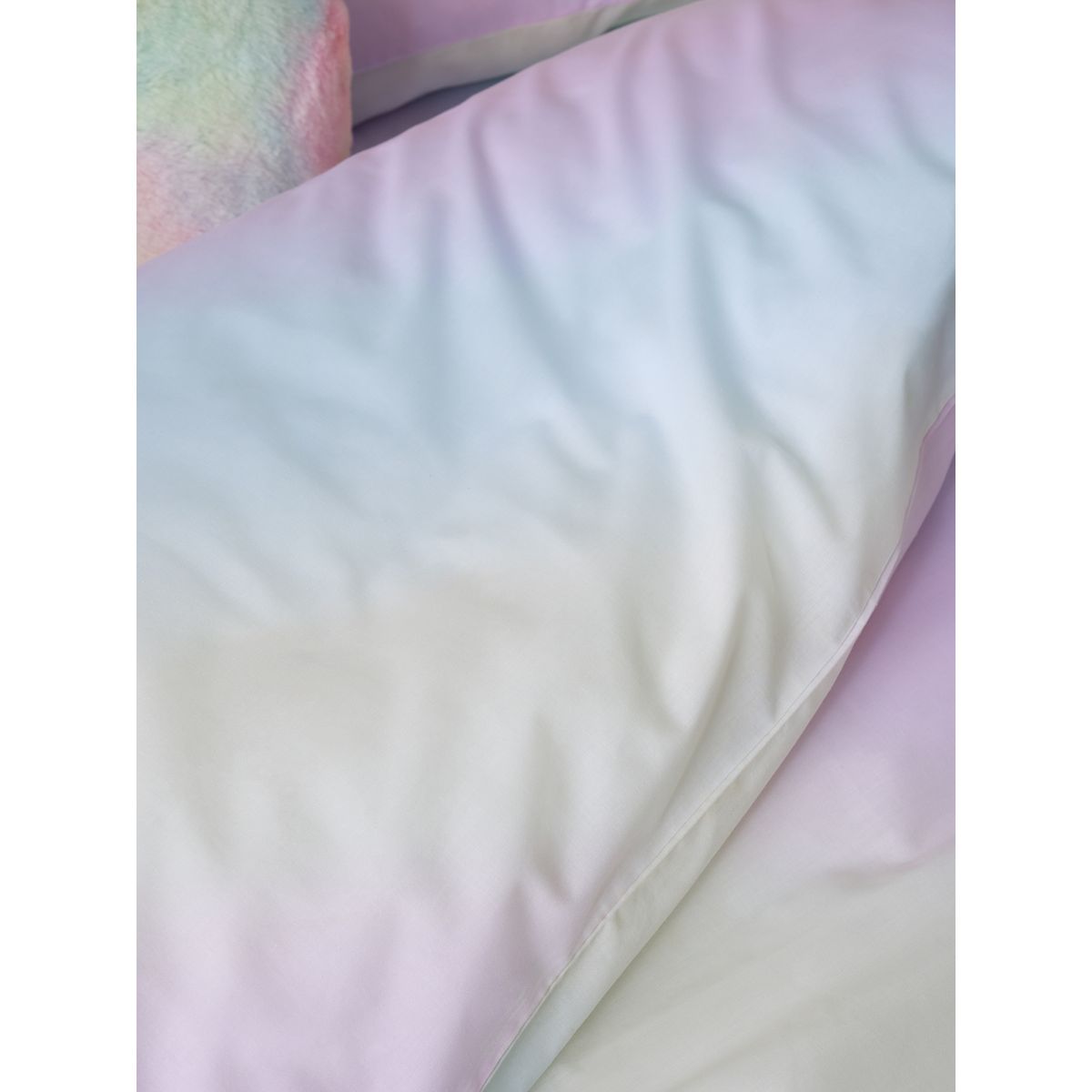 Parure de lit imprimée en polycoton ombre arc-en-ciel, NEXT
