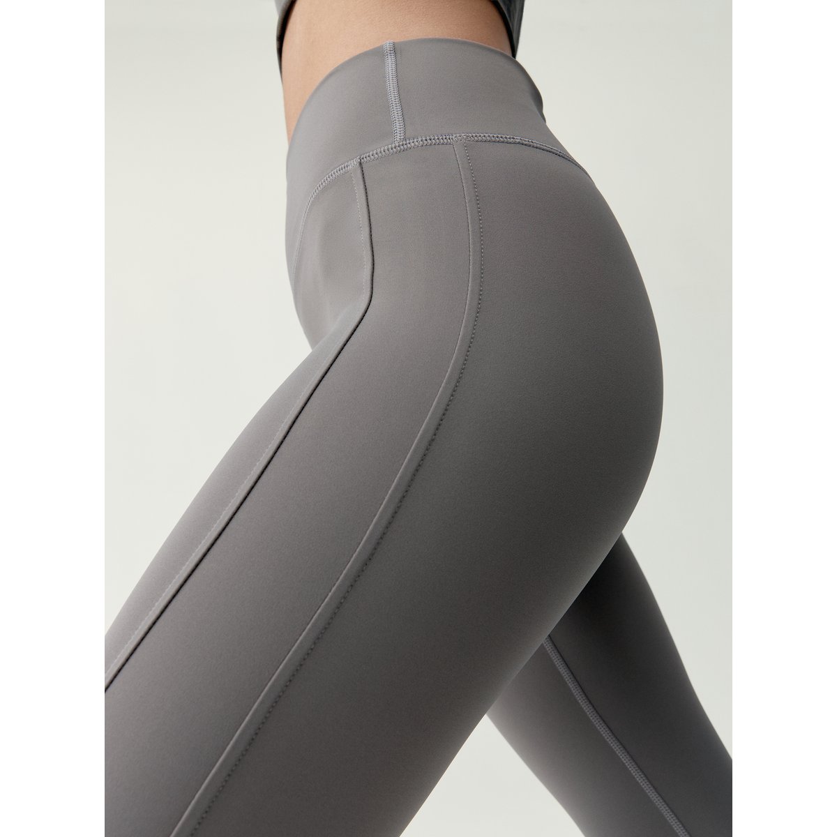 Legging de sport femme Rise Taille haute séchage rapide marron vison, BORN