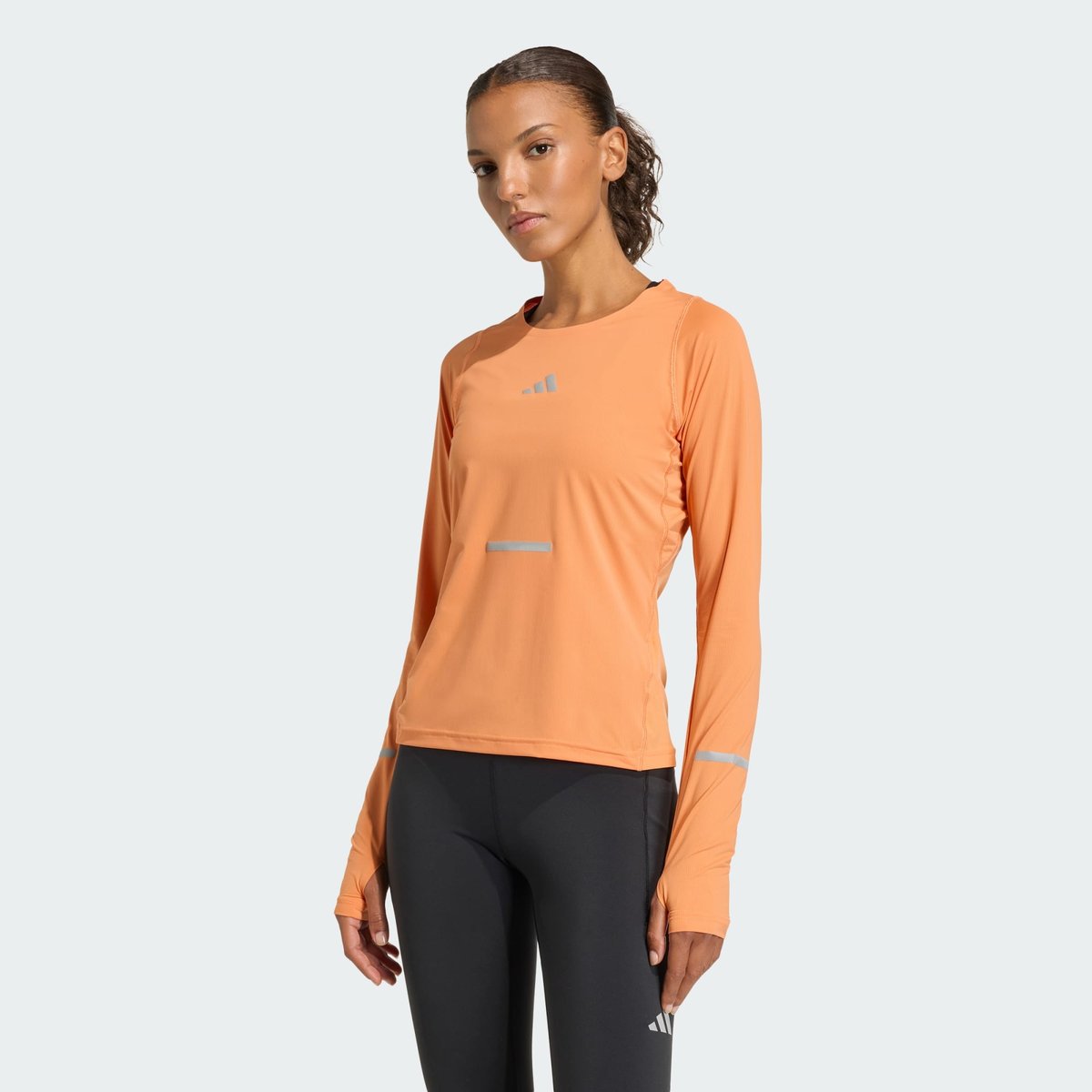 T-Shirt Manches Longues Climacool+ Adi365 T-Shirt Manches Longues Climacool+ Adi365 dusky orange, adidas Performance