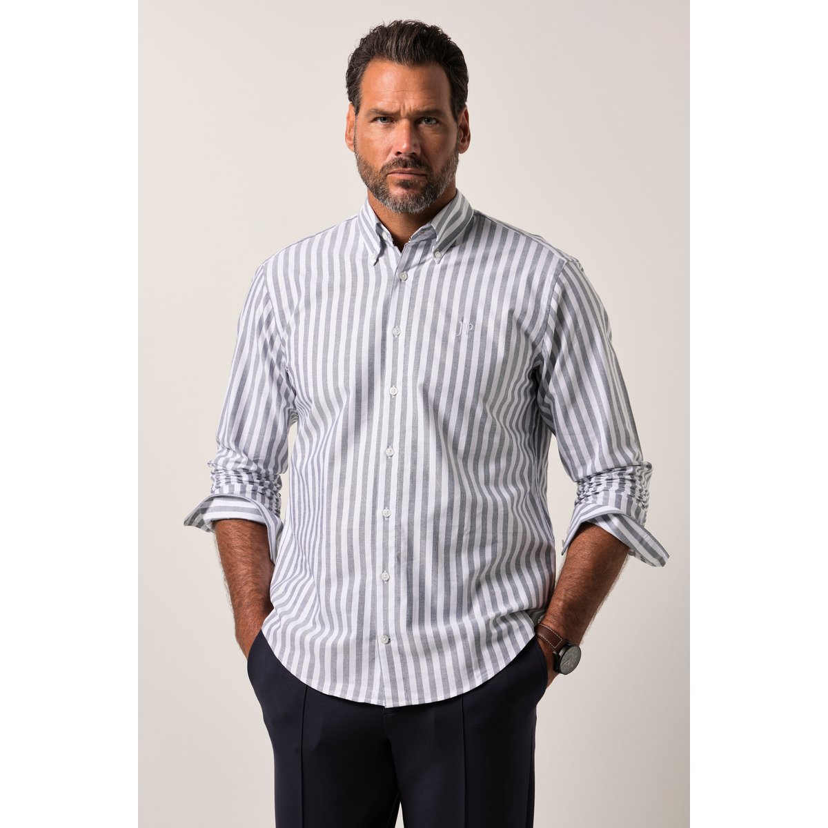 Chemise Oxford marine foncé, JP1880