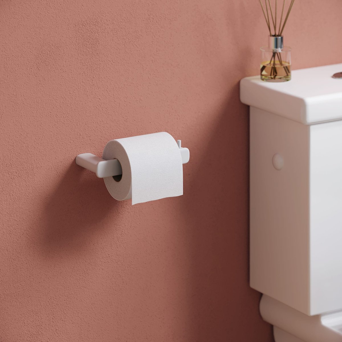 Dérouleur papier toilette mural, REMIX blanc, SENSEA