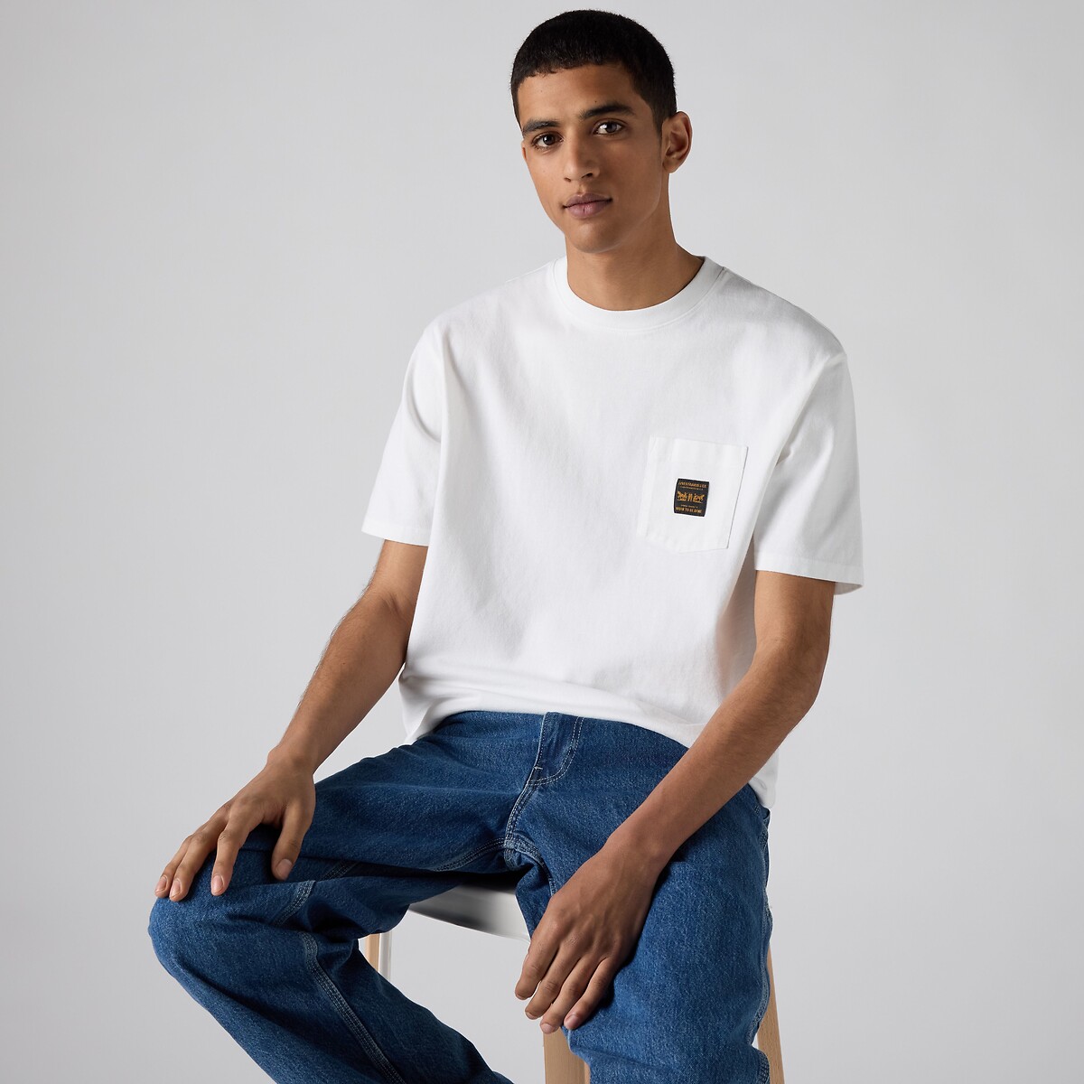 T-shirt de manga curta, WORKWEAR branco, LEVI'S