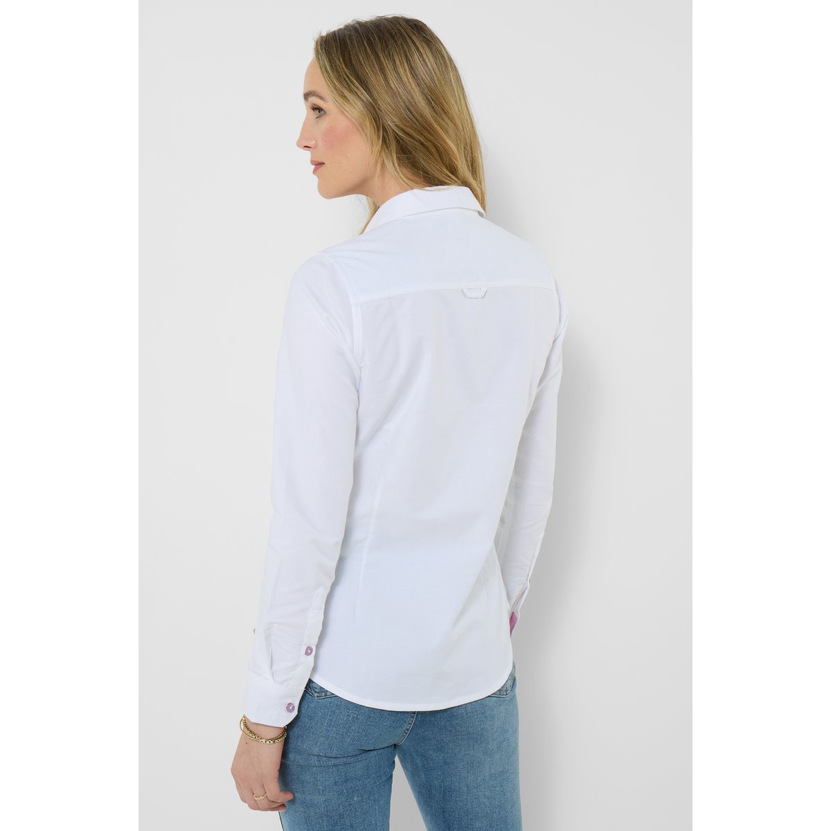 Chemise Oxford coton féminine blanc, JOE BROWNS