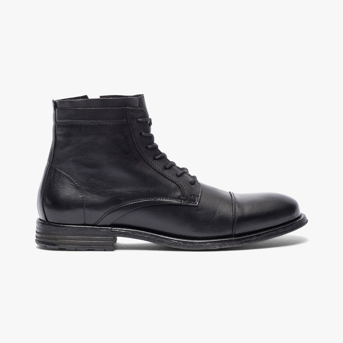 Boots À Talon en cuir RAFQA noir, BOCAGE