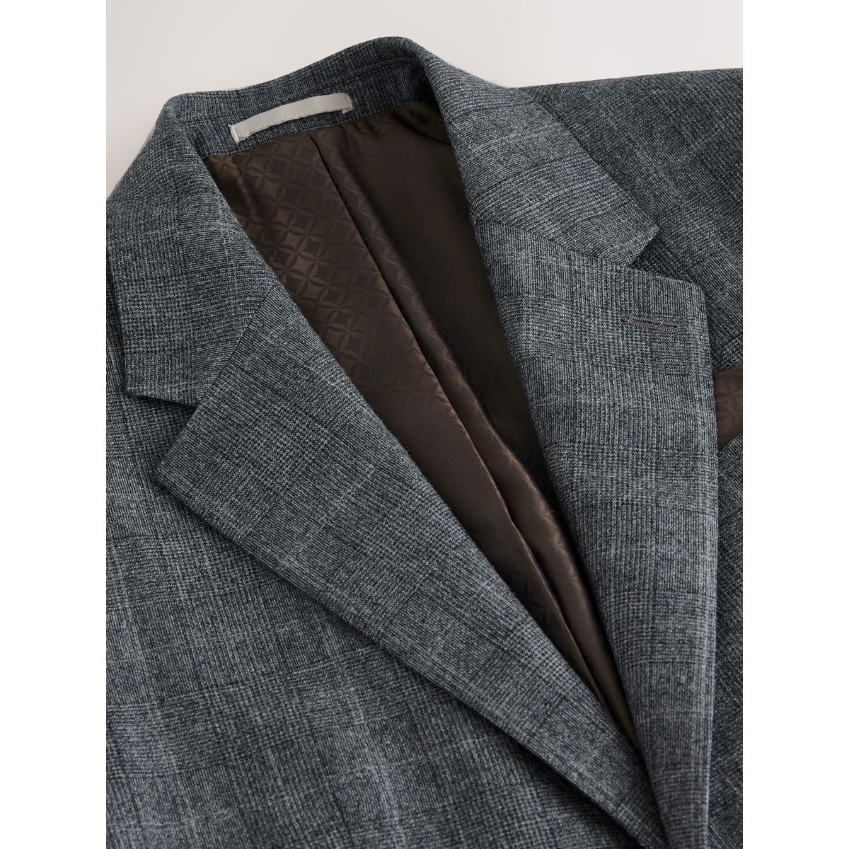 Veste de costume regular en laine italienne Signature gris, NEXT