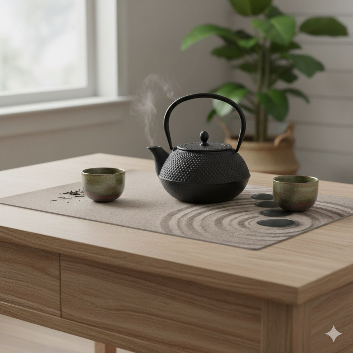 Set de table ambiance zen beige, EDEN