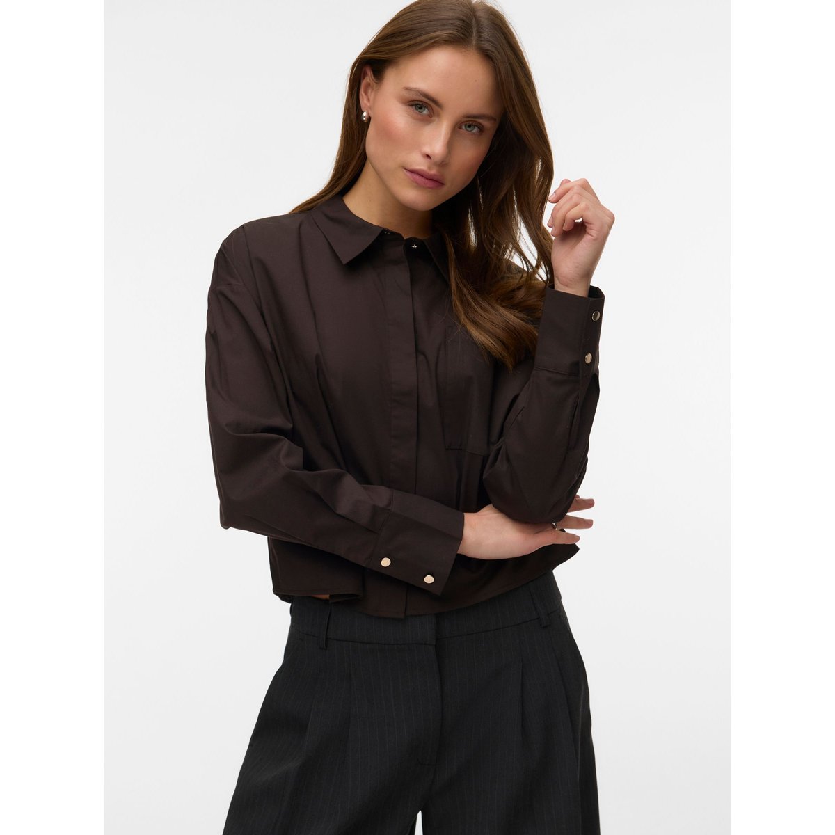 Chemise chocolate torte, VERO MODA