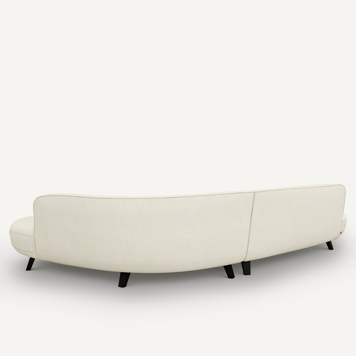 Canapé d’angle en lin chambray, ROSEBURY ecru, AM.PM X EMMANUEL GALLINA