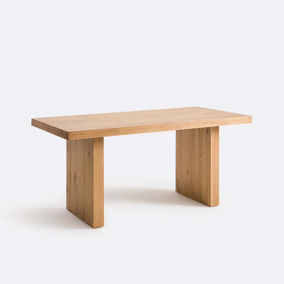 Table de repas fixe en pin massif, 4 à 6 couverts, MALU pin ciré, LA REDOUTE INTERIEURS