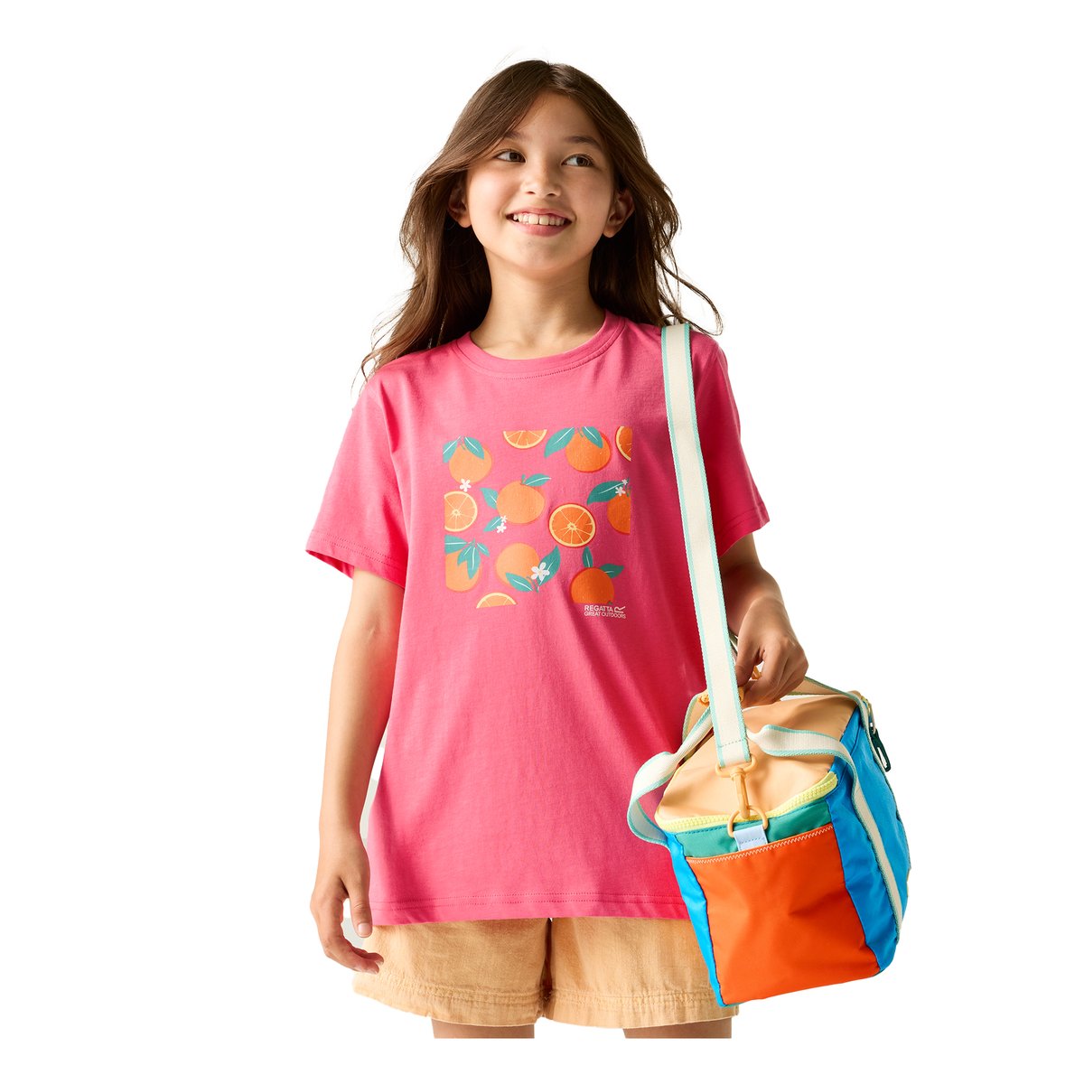 T-shirt motif/style orange BOSLEY rose limonade, REGATTA
