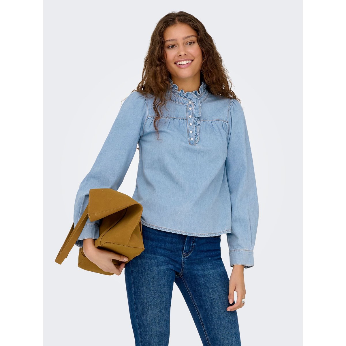 Chemise En Denim light blue denim, ONLY