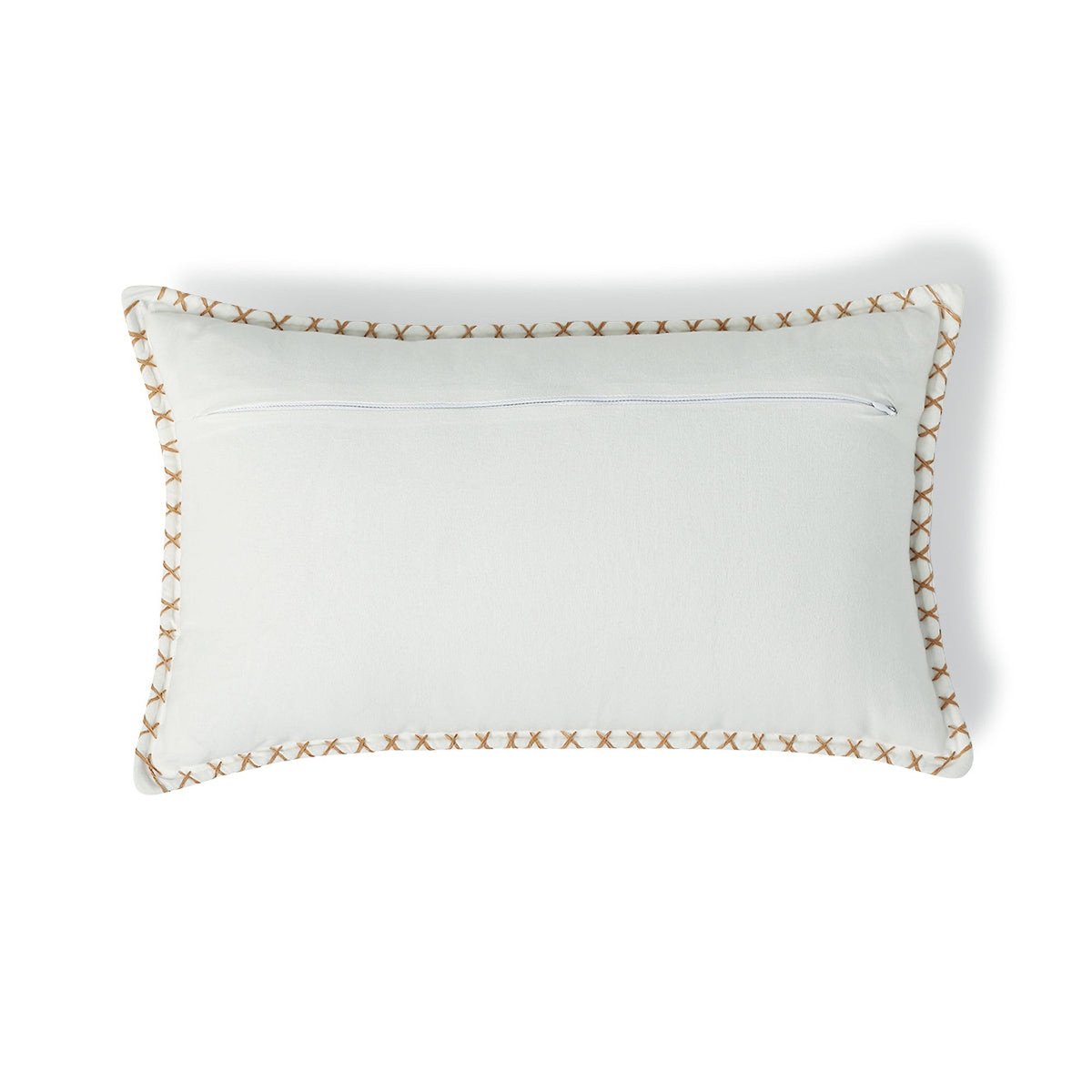 Housse de coussin toile de coton XLOVE terre de sienne, FEBRONIE