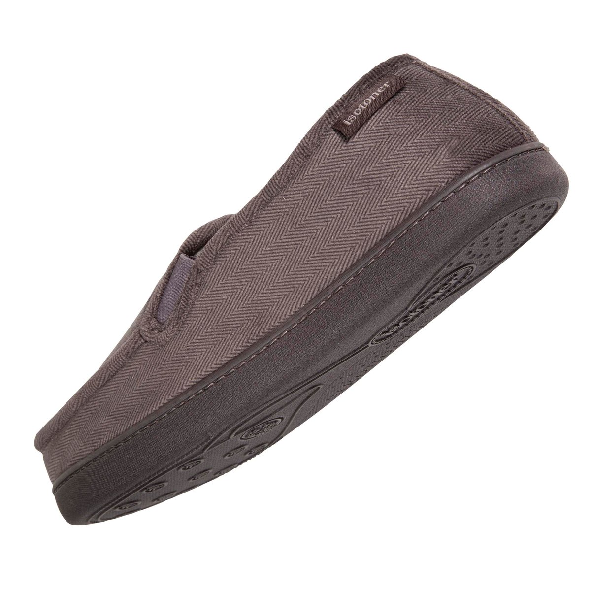 Chaussons Mocassins gris, ISOTONER