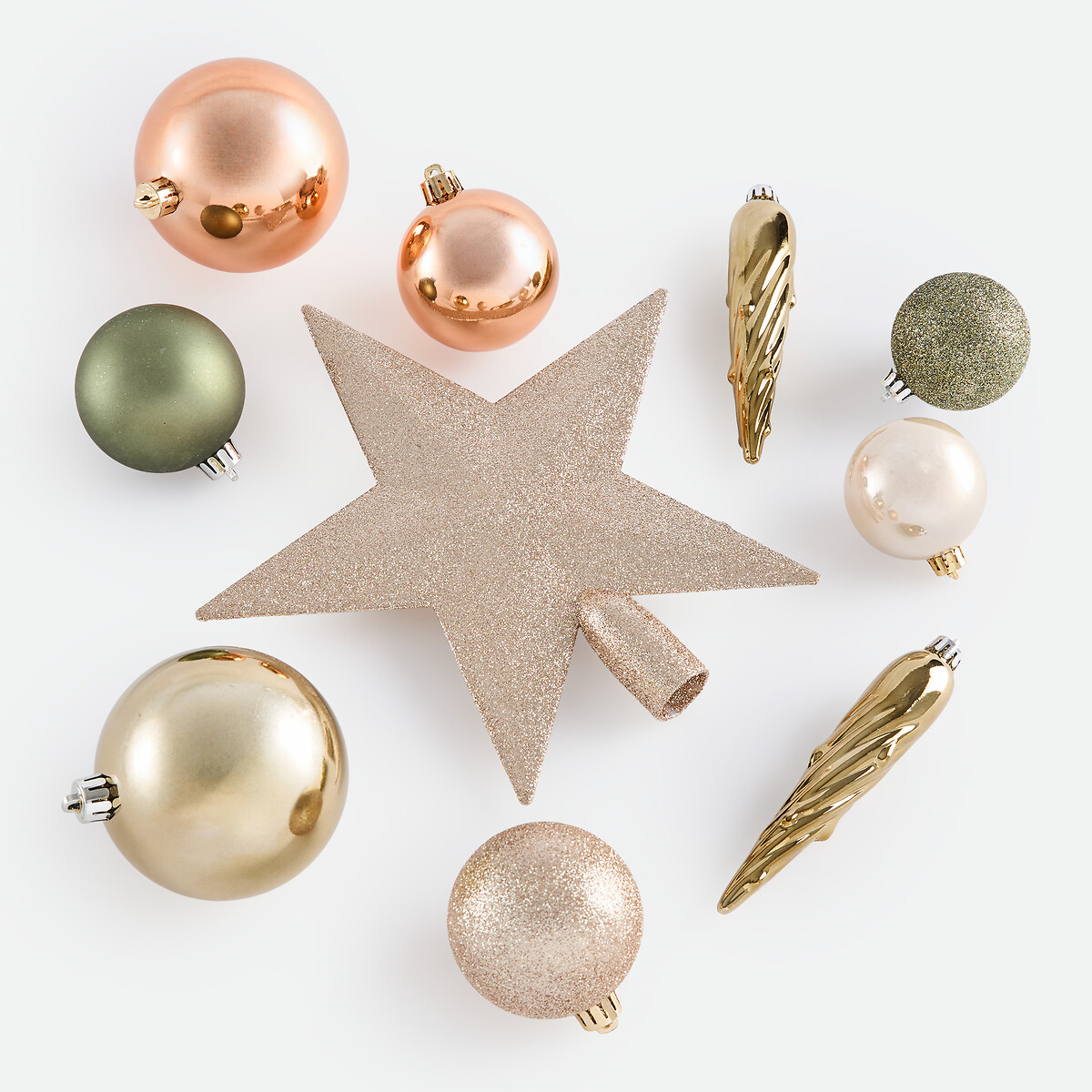 Coffret de 33 boules de Noël, CASPAR multicolore, LA REDOUTE INTERIEURS