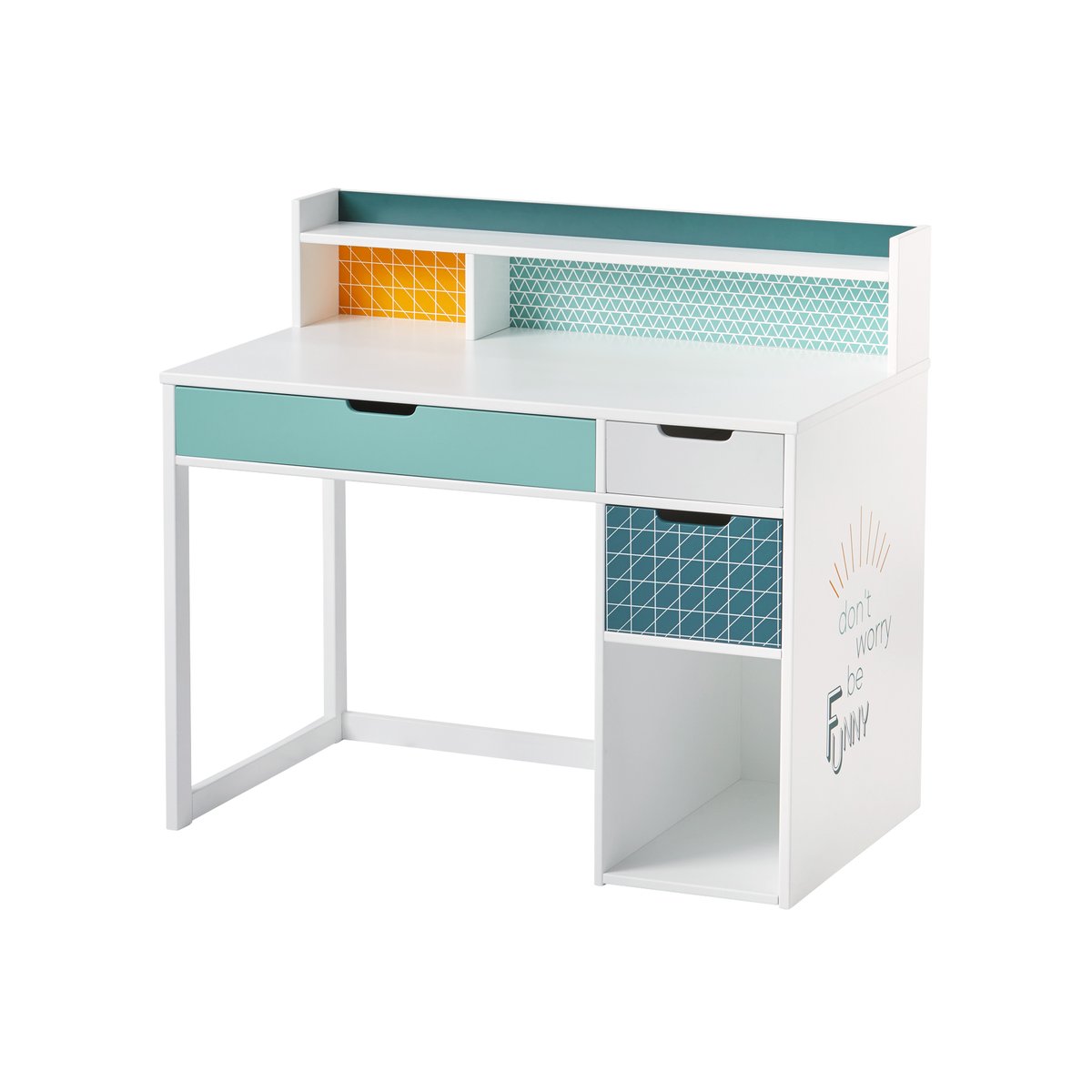 Bureau primaire LIGNE FUNNY bleu, VERTBAUDET