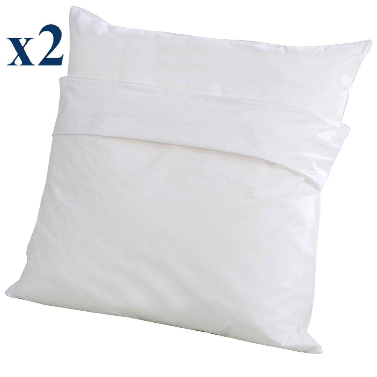 Lot de 2 Protège Oreillers Ardenay blanc, DROUAULT