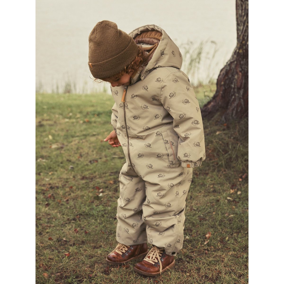 Combinaison De Ski gris - twill, NAME IT