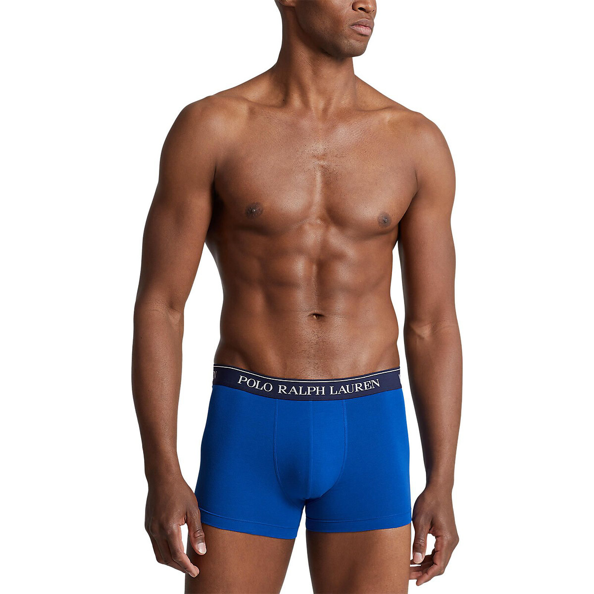 Lote de 5 cuecas boxer clássicas em algodão stretch multicolor, POLO RALPH LAUREN