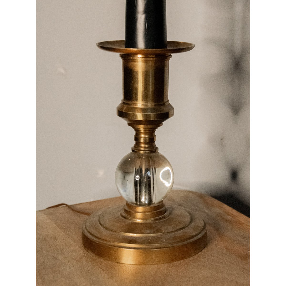 Lampe à poser en métal doré Julia N°604 - Bon état doré, DEBONGOUT
