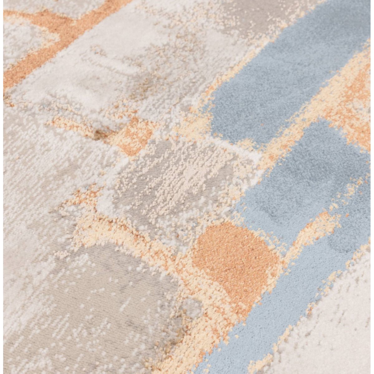 Tapis tissé plat moderne MARBLE beige, NOVATREND