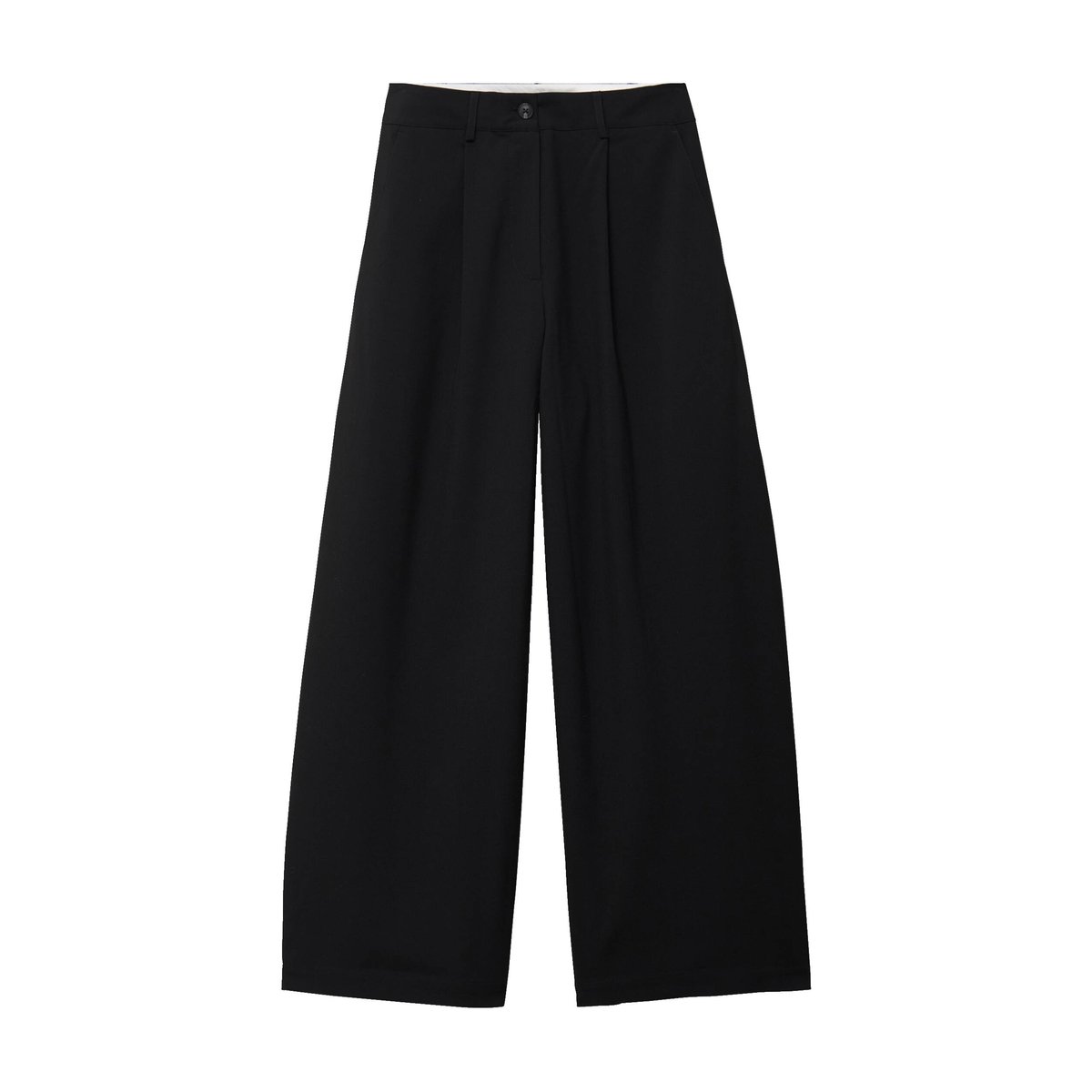 Pantalon barrel taille standard noir, CACHE CACHE