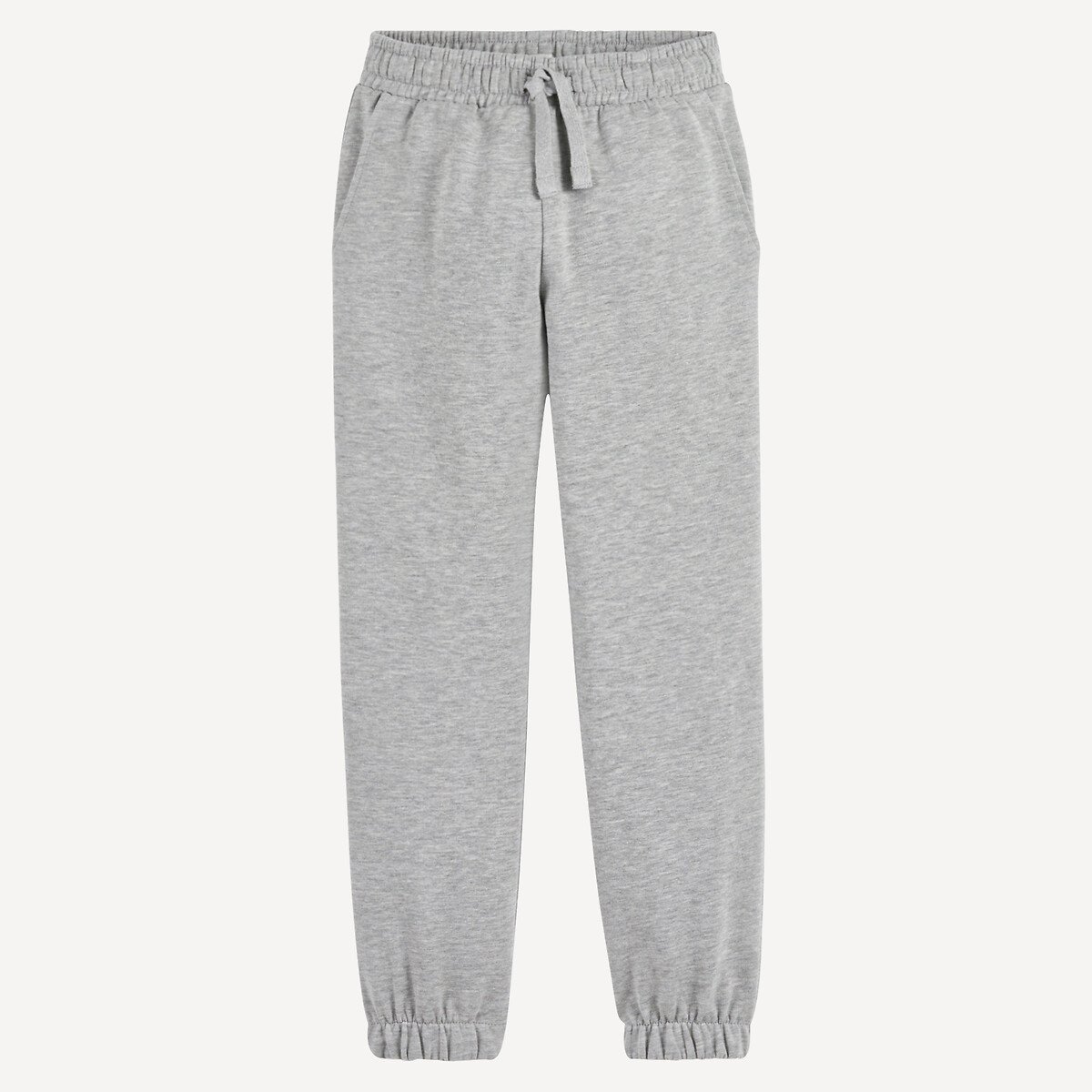 Jogging oversize in felpa grigio chiné , LA REDOUTE COLLECTIONS